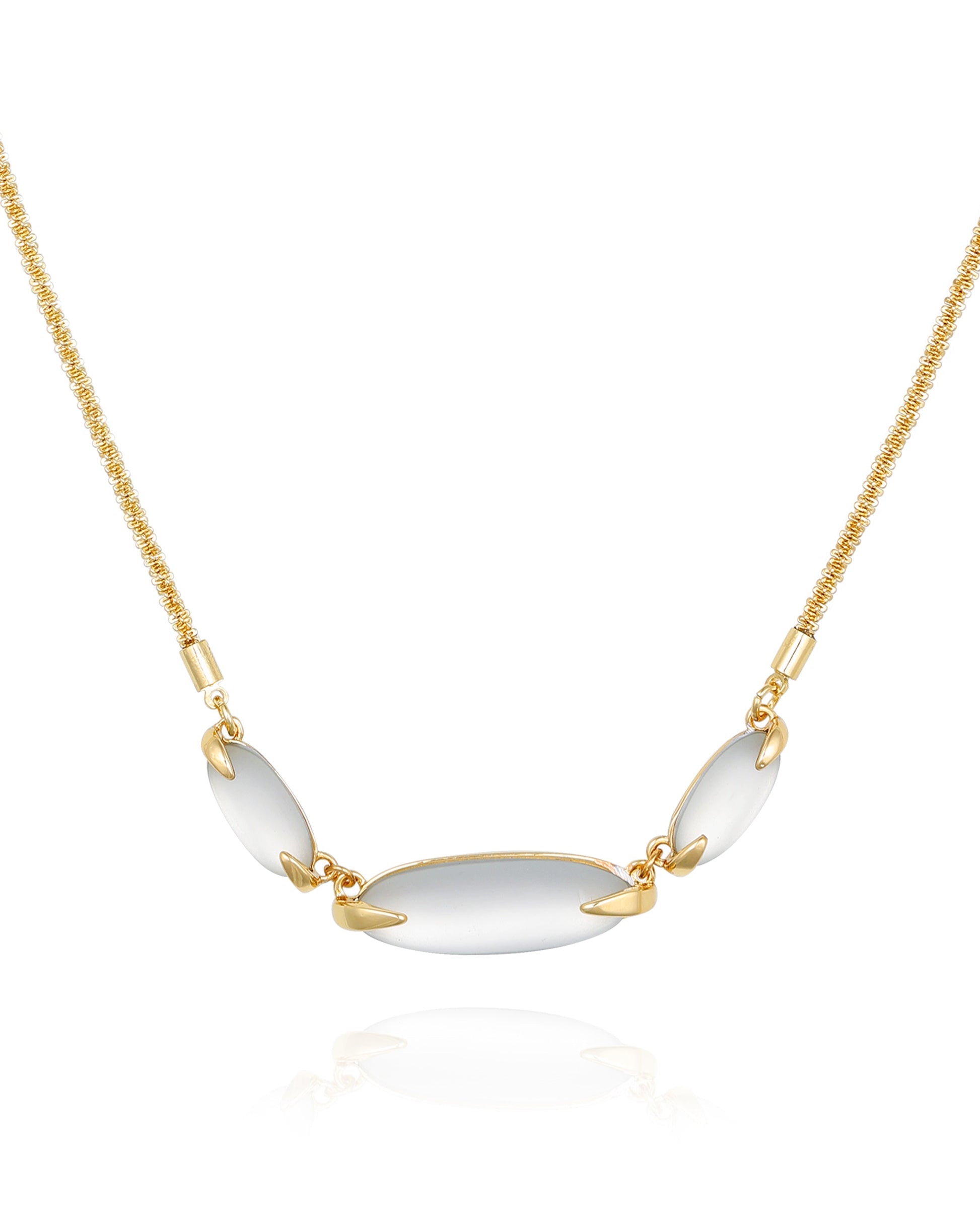 Vince Camuto Goldtone Stone Collar Necklace Gold Tone