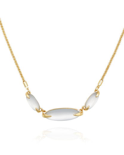 Vince Camuto Goldtone Stone Collar Necklace Gold Tone