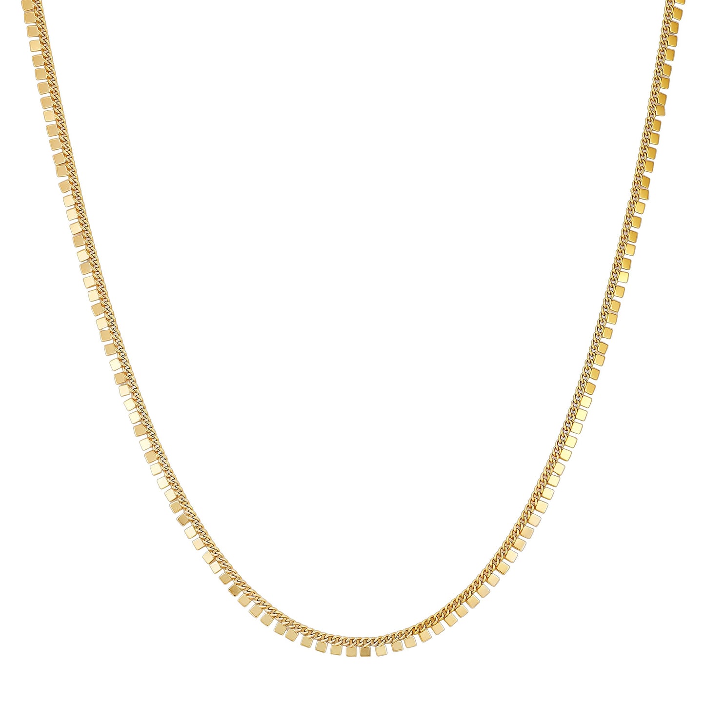 Vince Camuto Geometric Chain Necklace Gold Tone
