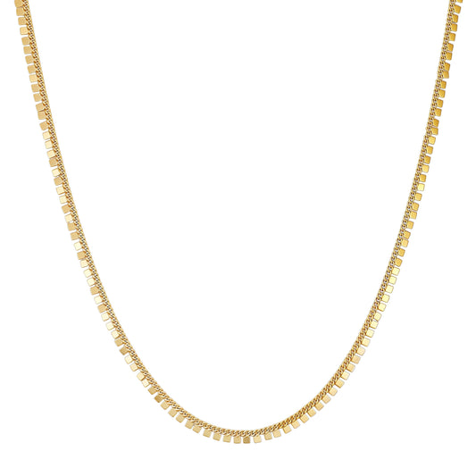 Vince Camuto Geometric Chain Necklace Gold Tone