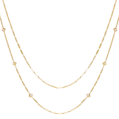 Vince Camuto Goldtone Long Layered Necklace Gold Tone