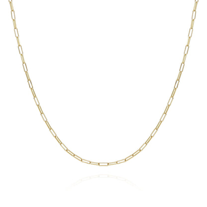 Vince Camuto Goldtone Paper Clip Chain Link Necklace Gold Tone