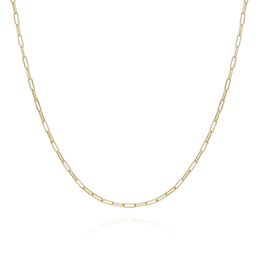 Vince Camuto Goldtone Paper Clip Chain Link Necklace Gold Tone