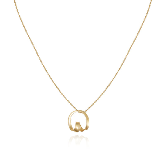 Vince Camuto Goldtone Herringbone Chain Long Necklace Gold Tone