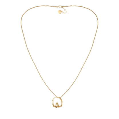 Vince Camuto Goldtone Herringbone Chain Long Necklace Gold Tone
