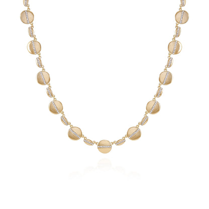 Vince Camuto Goldtone Pave Multi-Coin Statement Necklace Gold Tone