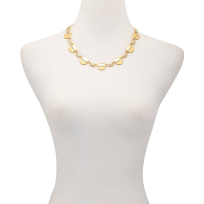 Vince Camuto Goldtone Pave Multi-Coin Statement Necklace Gold Tone