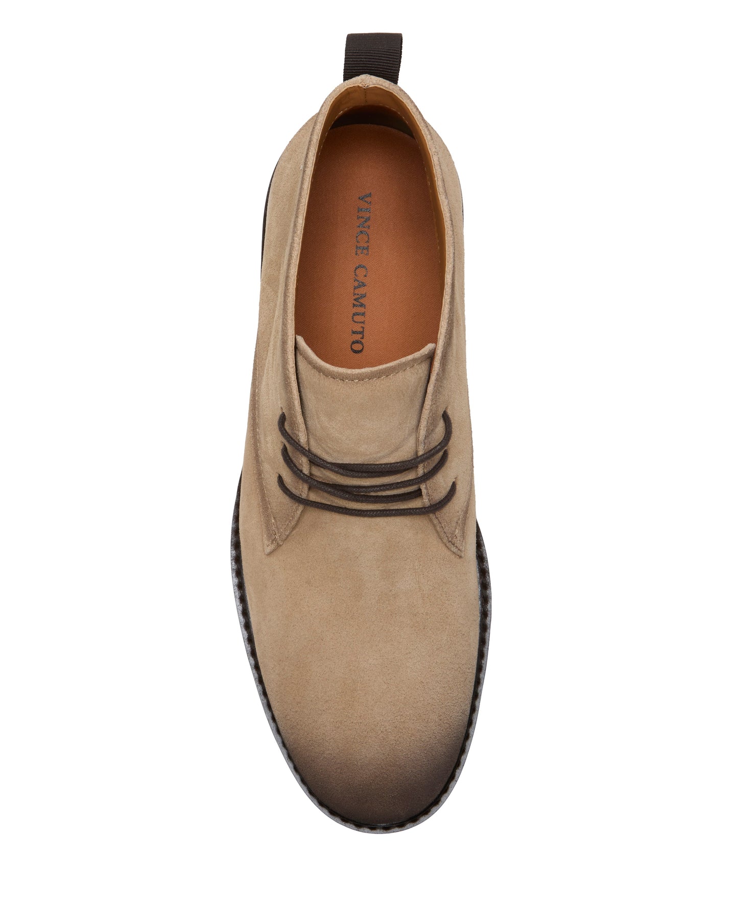 Vince Camuto Men's Presely Chukka Boot Parchment\/Dark Brown