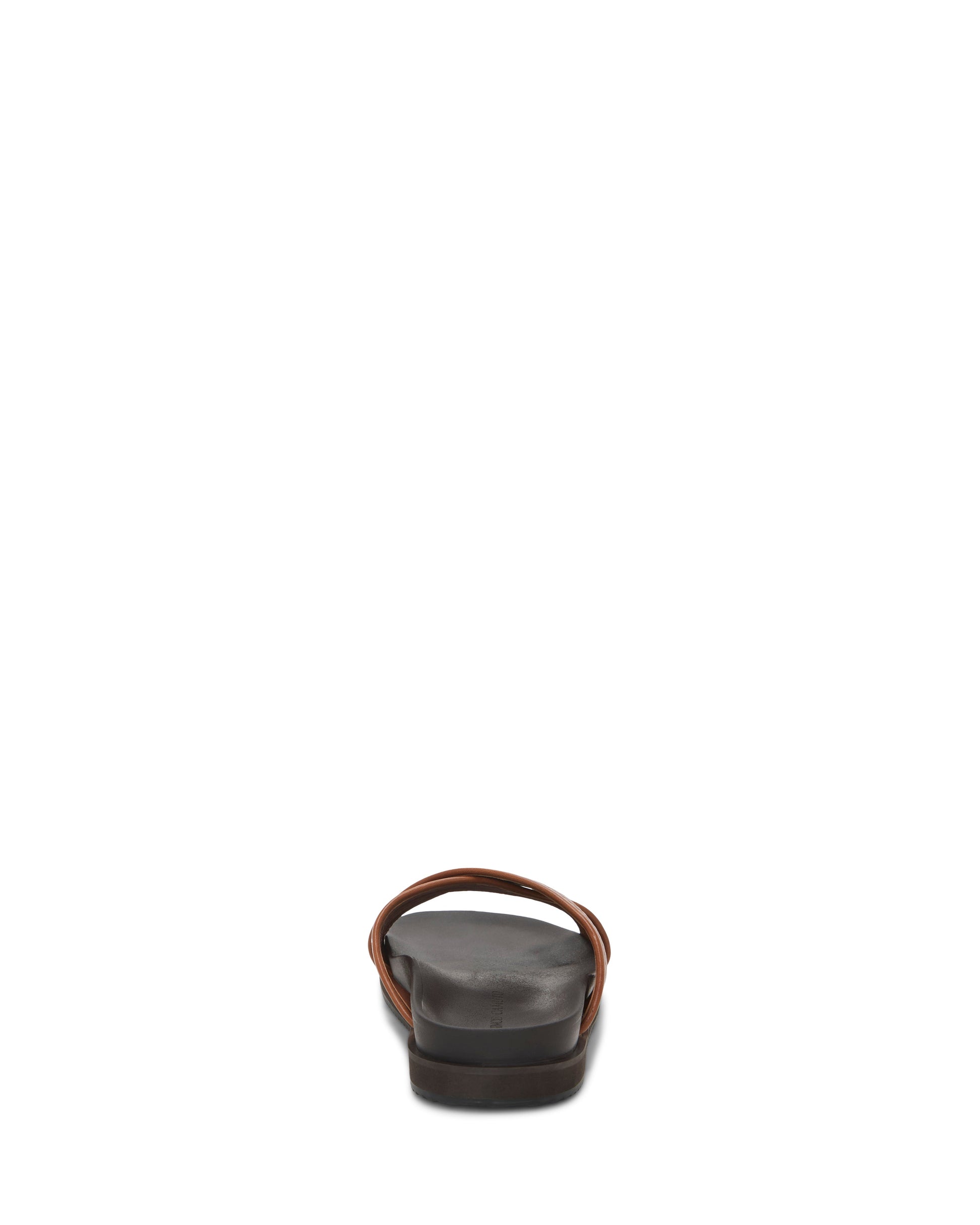 Vince Camuto Men's Dabor Cross-Band Sandal Saddle Brown Leather
